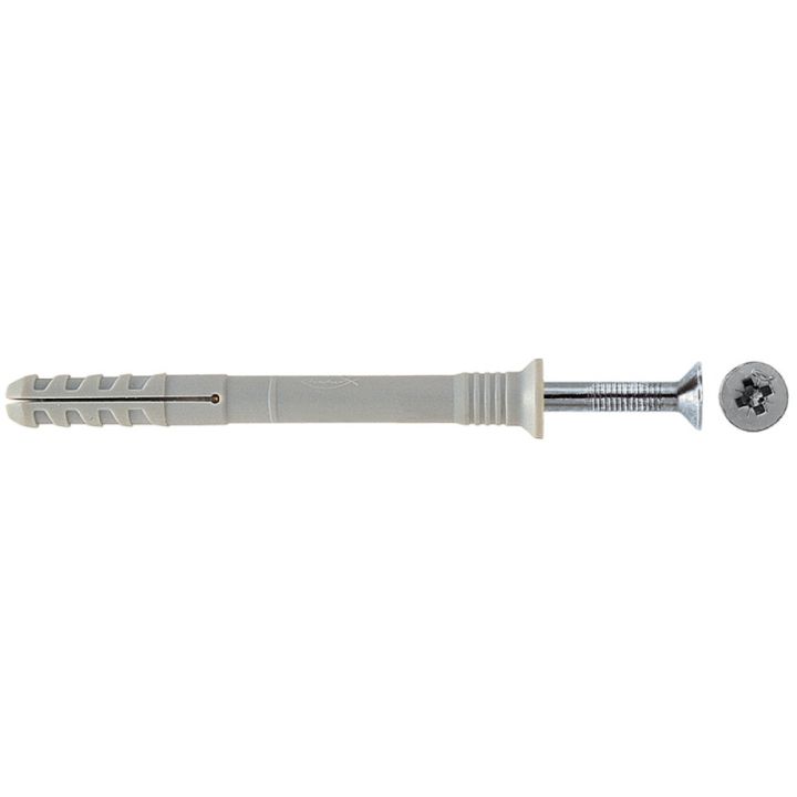 Naulatulppa Fischer N 5 x 40 mm Valkoinen 20 kpl/pkt