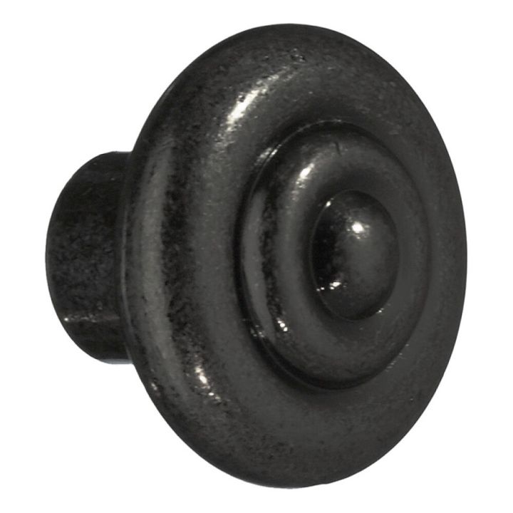 Nuppi Beslagsboden Antique BB080 32 mm Mattamusta