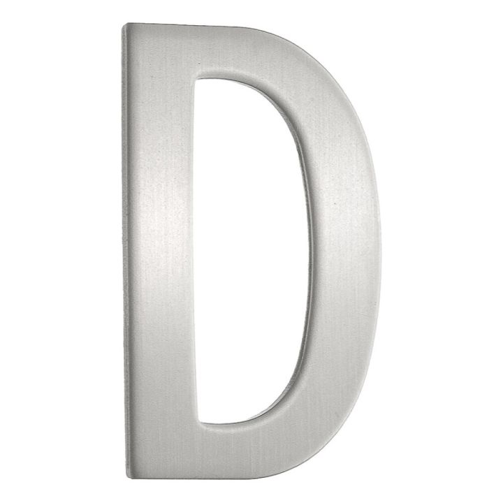 Talokirjain Beslagsboden Teräs Tarra D