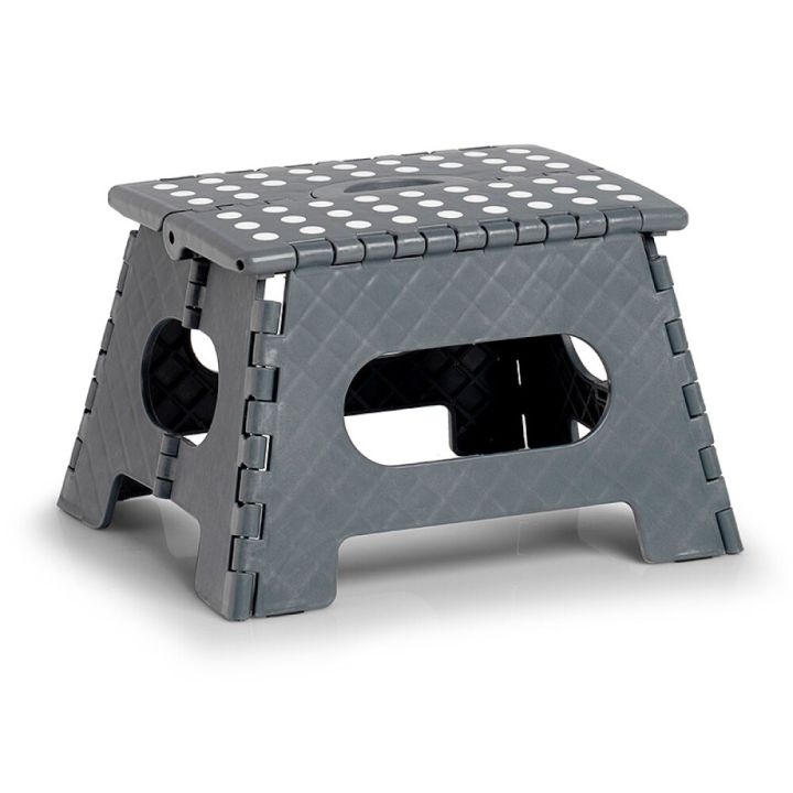 Taittojakkara Zeller 35 x 28 x 22 cm antrasiitti