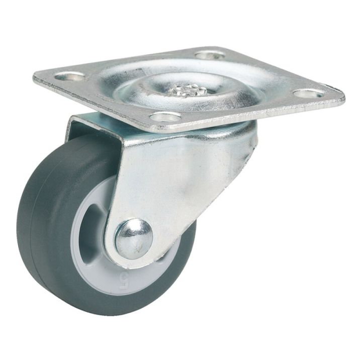 Kalustepyörä Stabilit Ø 25 mm, levy 40 x 40 mm