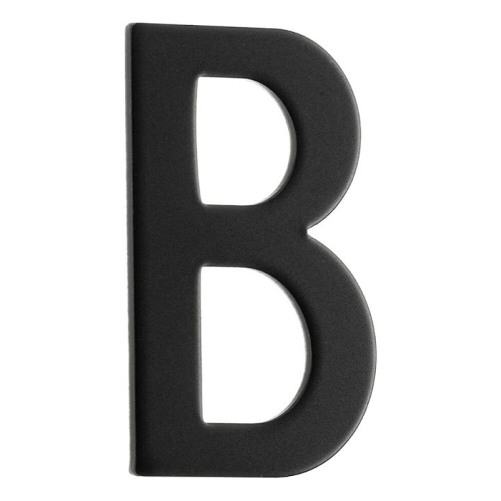 Talokirjain Beslagsboden Musta Tarrakiinnitys B