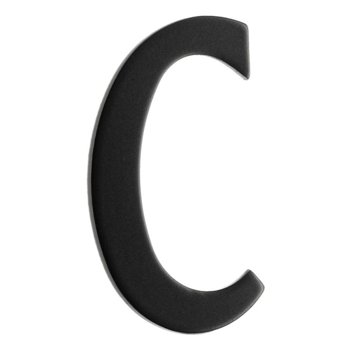 Talokirjain Beslagsboden Musta Tarrakiinnitys C