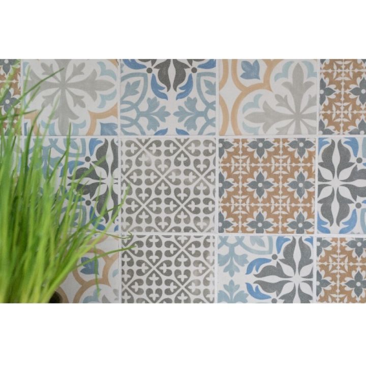 Mosaiikkilaatta Fliesen Quadrat Calssico Mix monivärinen 29,8 x 29,8 cm