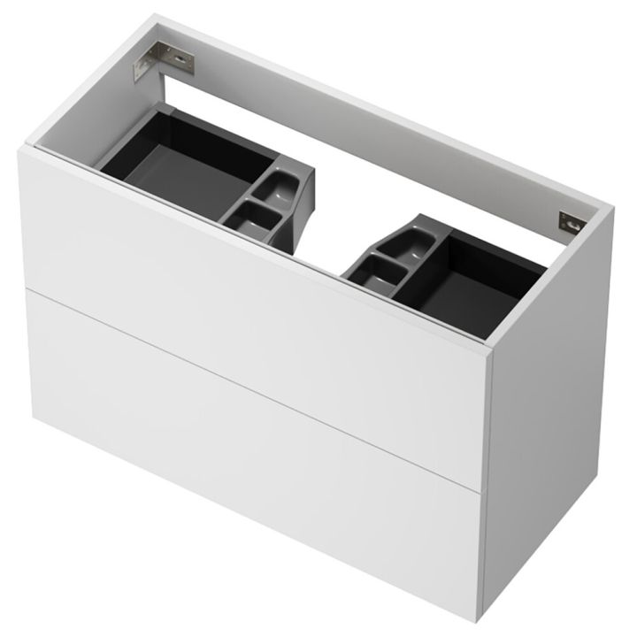 Allaskaappi Camargue Skärgård Classic Slim Line etuosilla mattavalkoinen 78,4 x 33,5 x 55 cm