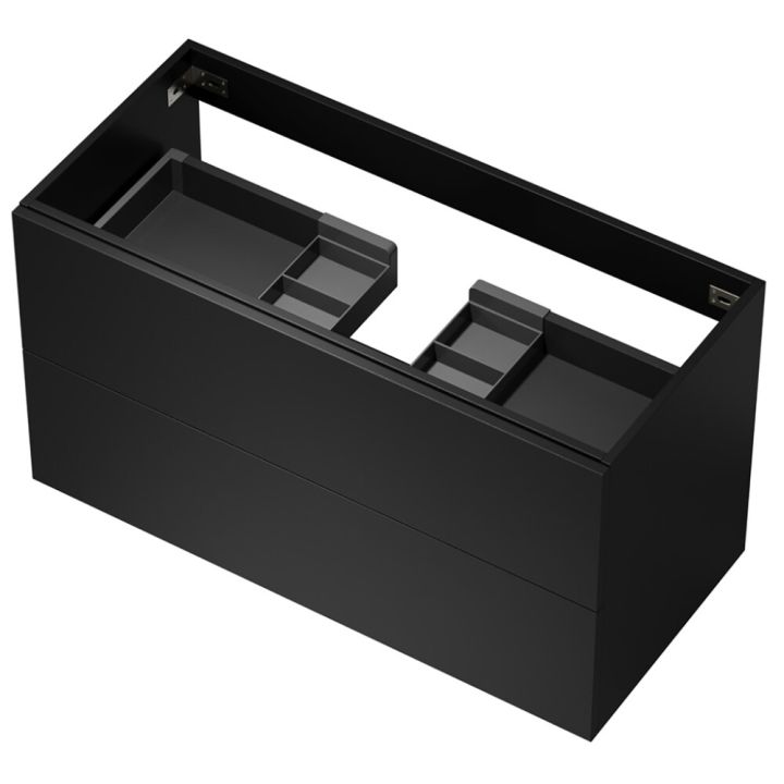 Allaskaappi Camargue Skärgård Classic etuosilla mattamusta 98,4 x 43 x 55 cm