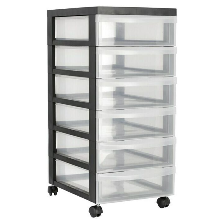 Muovilaatikosto 6 lokeroa 61,5 x 40 x 29 cm