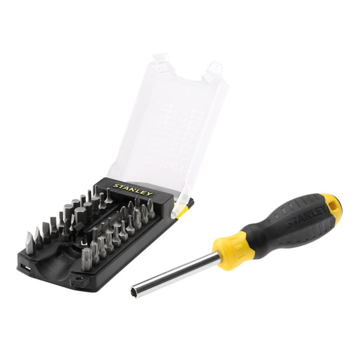Ruuvinväännin ja kärkisarja Stanley 34-os.
