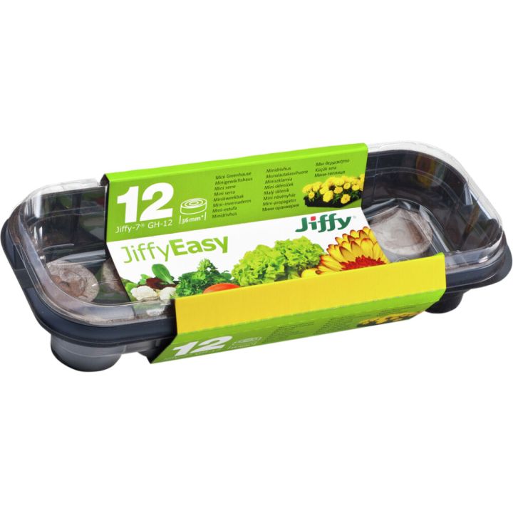 Minikasvihuone Jiffy 27 x 11 x 6 cm
