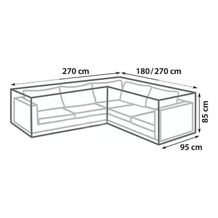Kalustesuoja Sunfun kulmasohva 270 x 95 x 85 cm