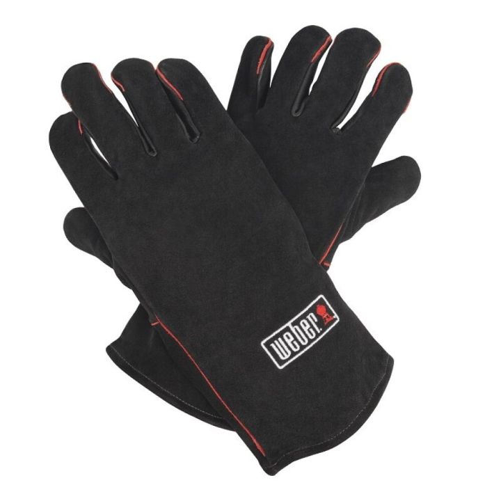 Grillaushanskat Weber nahkaiset