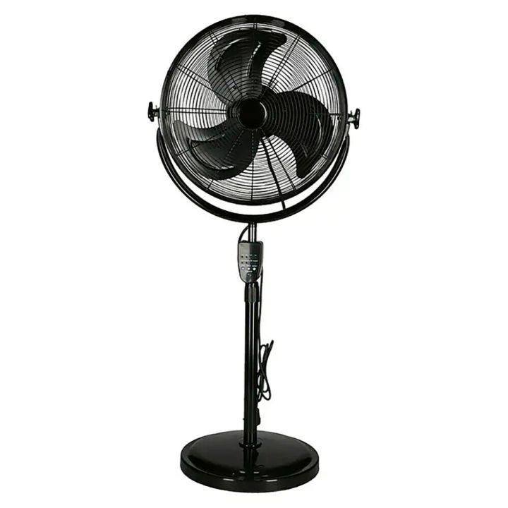 Lattiatuuletin Voltomat Air musta Ø 45 x 135 cm
