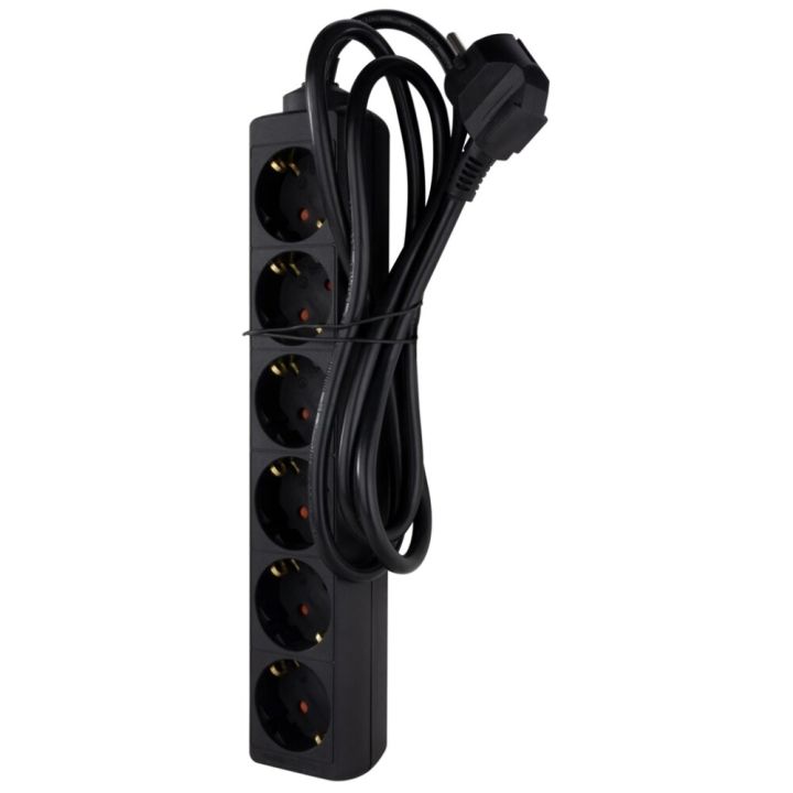 Jatkojohto Rev 6-Osainen 1,4M Musta