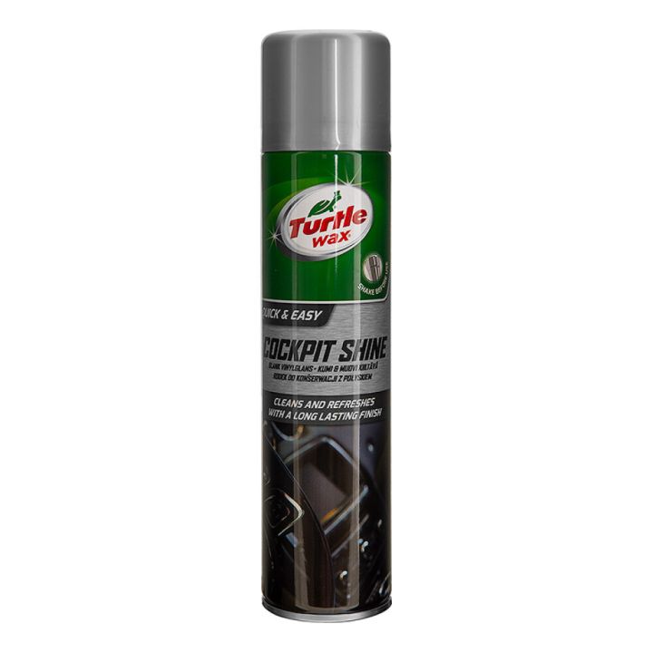 Kiillotusaine kumille ja muoville Turtle Wax Cockpit Shine Blank Spray 300 ml