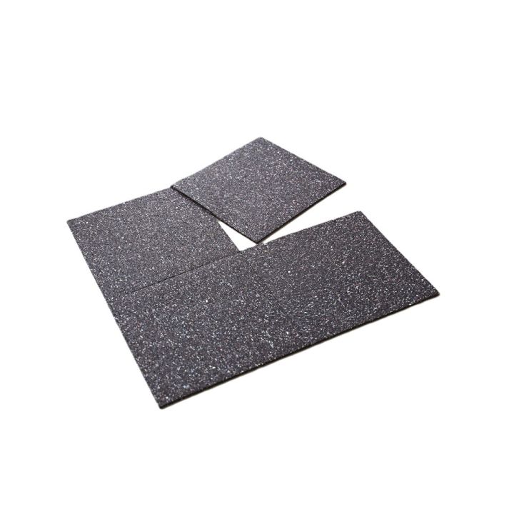 Kumimatto musta 60 x 60 cm