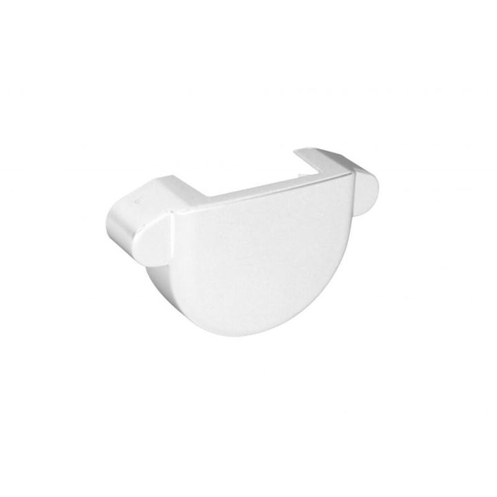 Räystäskourun päätykappale Marley 75 mm valkoinen