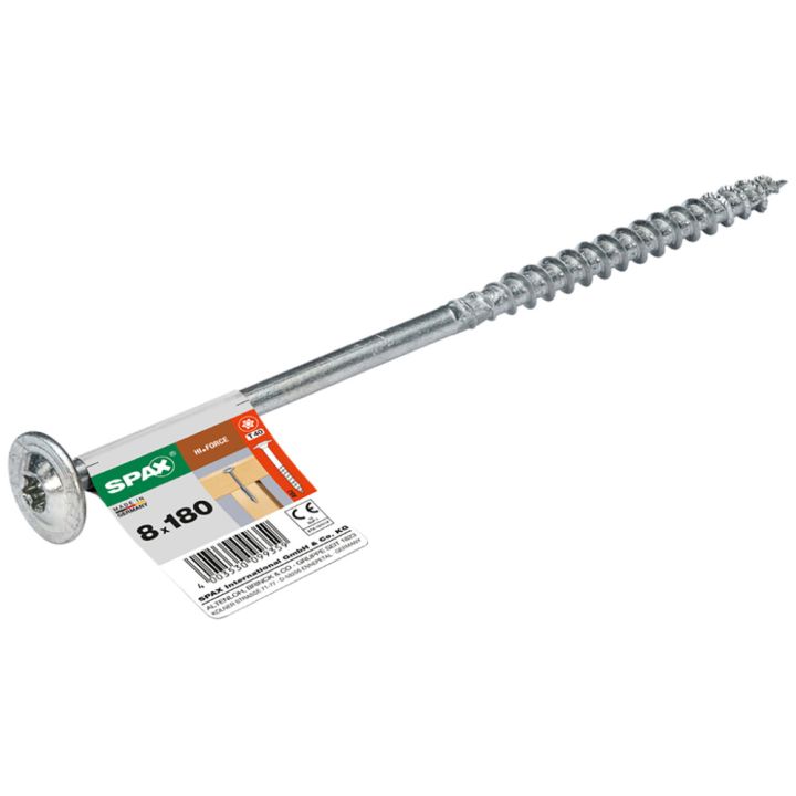 Ruuvi Hi.Force Wirox Spax 8x180 1 KPL