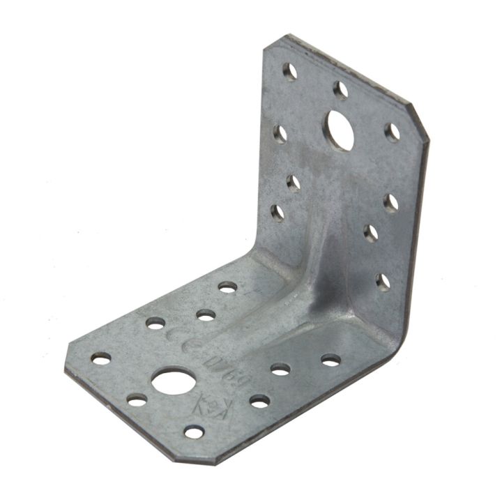 Kulmarauta Vahvistettu Sinkitty 90 x 90 x 65 mm