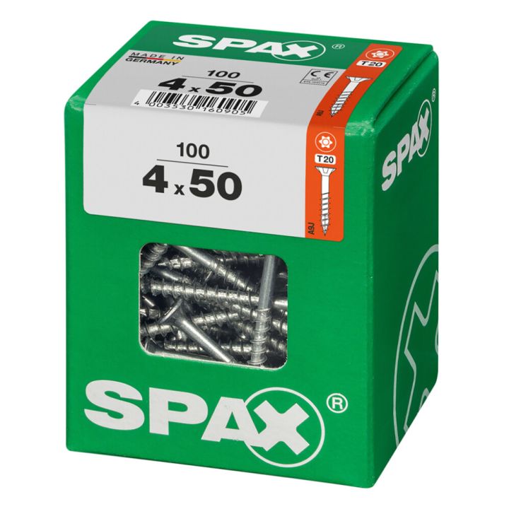 Puuruuvi Spax 4 x 50 mm 100 kpl