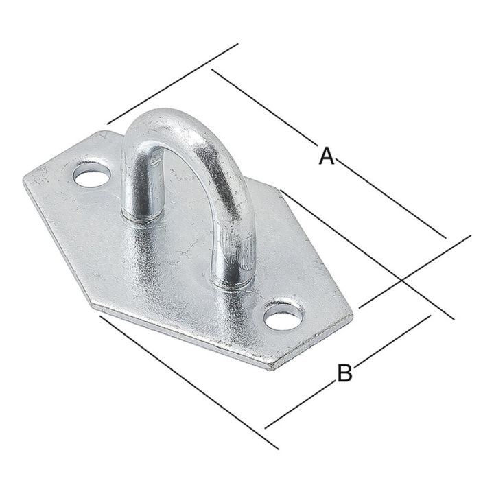 Salpalukon vastakappale 40 x 28 mm sinkitty