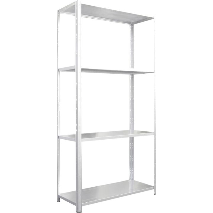Metallihyllykkö Regalux Valkoinen 160 x 84 x 30 cm