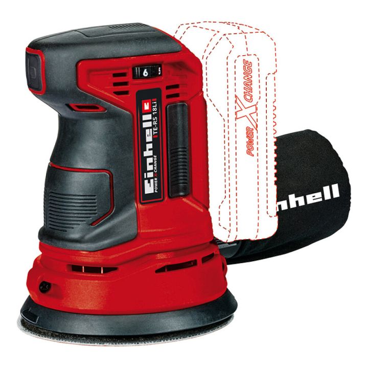 Akkuepäkeskohiomakone Einhell Power X-Change TE-RS 18 Li Solo