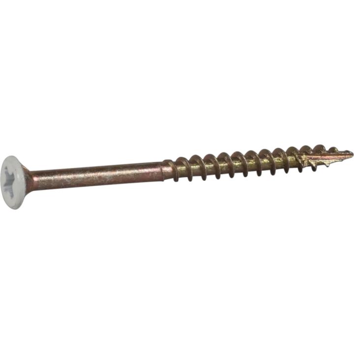 Sokkeliruuvi Essve 3,4 x 45 mm 250 kpl valkoinen