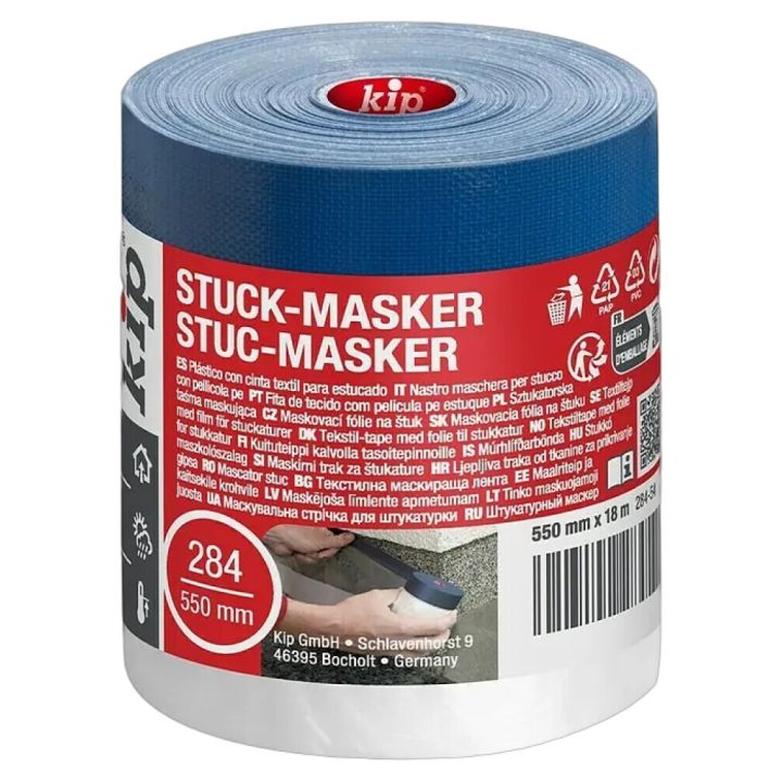 Suojamuovi ja rappausteippi KIP sininen 550 mm x 18 m