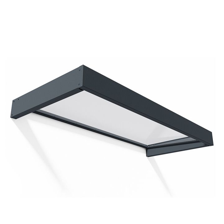 Ovikatos Canopia Sophia 0,9 x 2 m kirkas/tummanharmaa