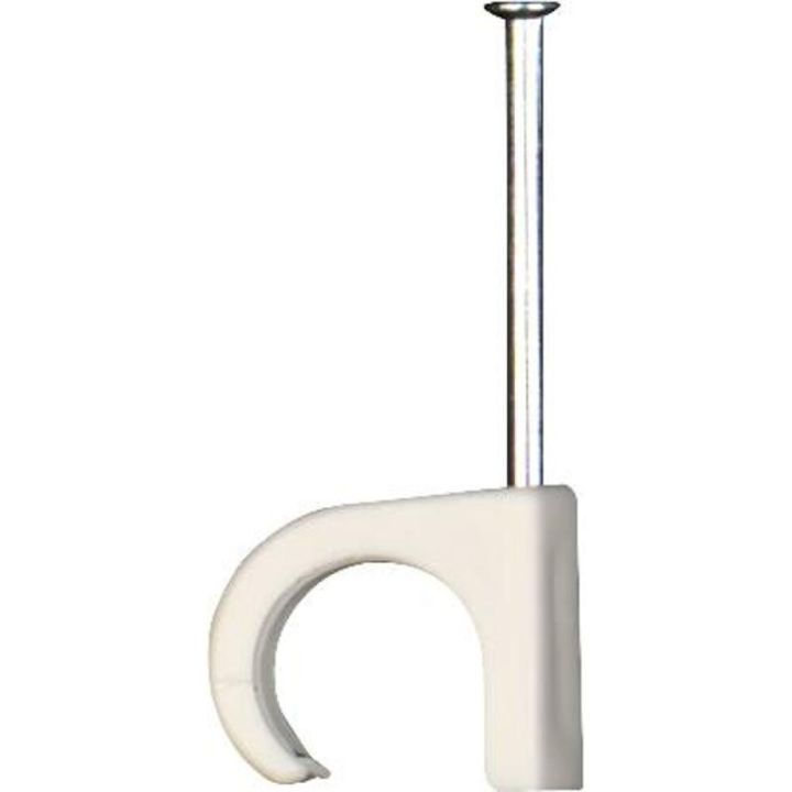 Naulakiinnike Schneider Electric TC 10-14 Valkoinen 100 kpl