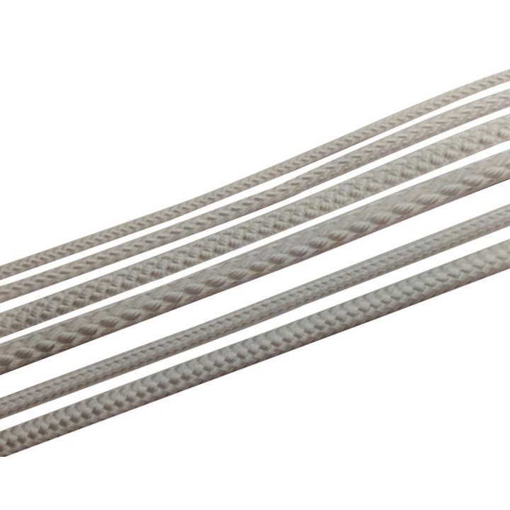 Birolen-naru Seilflechter Palmikoitu Valkoinen 10 mm (per metri)