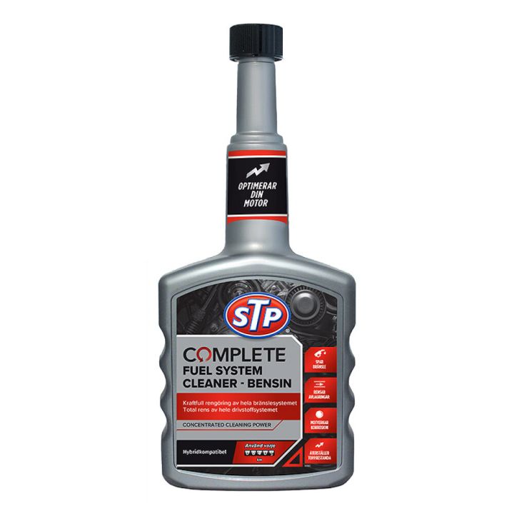 Moottorin puhdistusaine STP Bensiini Complete Fuel System Cleaner 400 ml