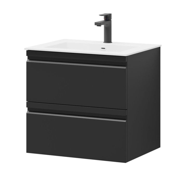 Kalustesetti Camargue Annika mattamusta 60 cm