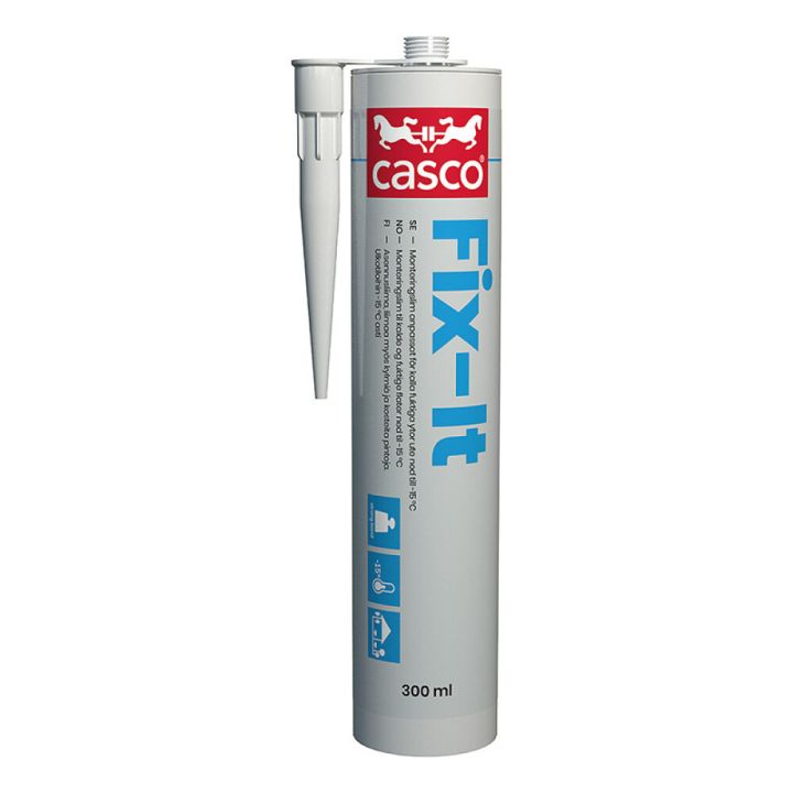 Asennusliima Casco Fix-It Harmaa 300 ml