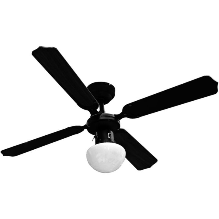 Kattotuuletinvalaisin Voltomat Air Bungonia musta Ø 105 cm