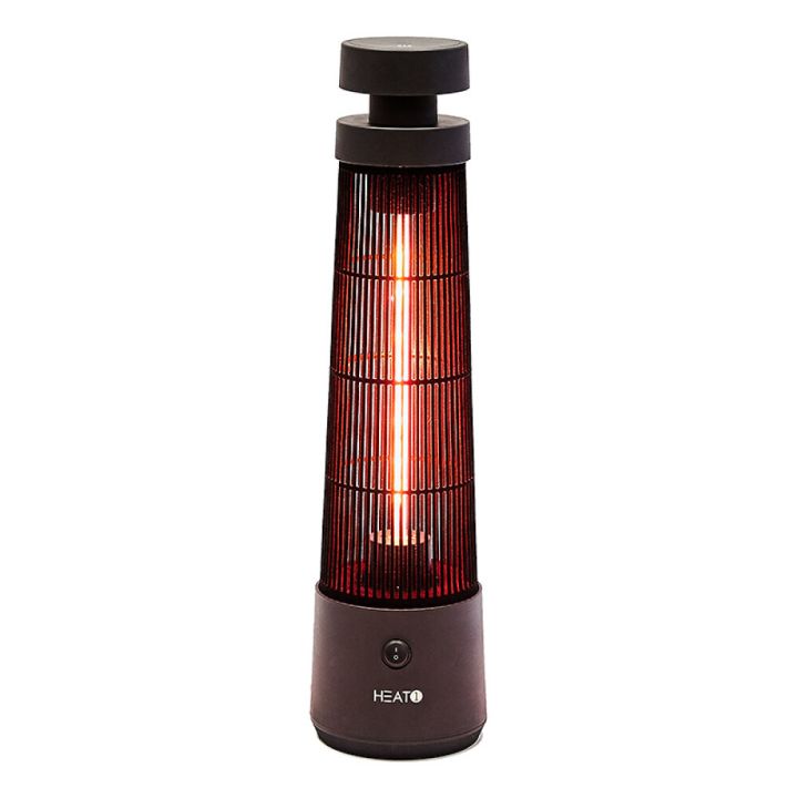 Terassilämmitin HEAT1 ECO High-line Cone 1200 W Musta