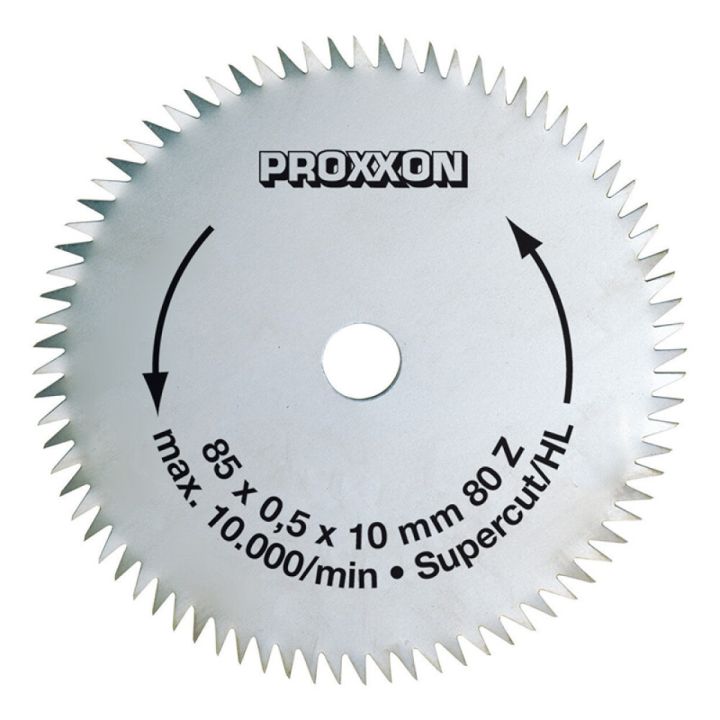 Pyörösahanterä Proxxon Ø 85 x 10 x 1,2 mm