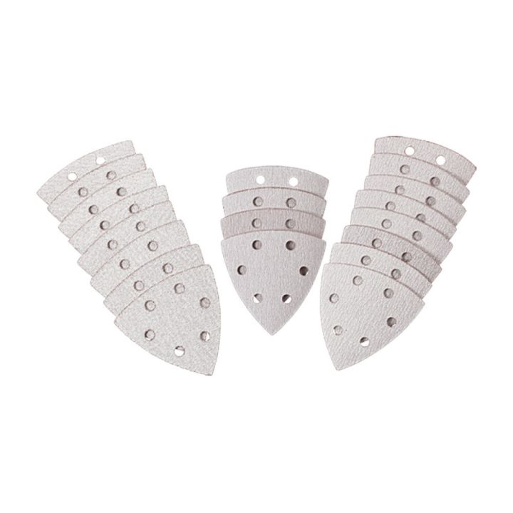 Hiekkapaperilajitelma Craftomat kolmionmuotoinen 20 kpl valkoinen/harmaa