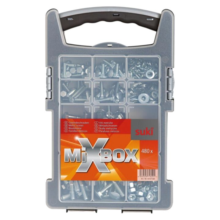 Kiinnikelajitelma Suki MixBox 480 kpl/pkt
