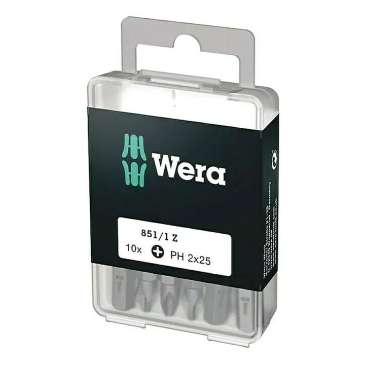 Ruuvauskärkisarja Wera 851/1 Z Phillips PH2 x 25 mm 10 kpl/pkt