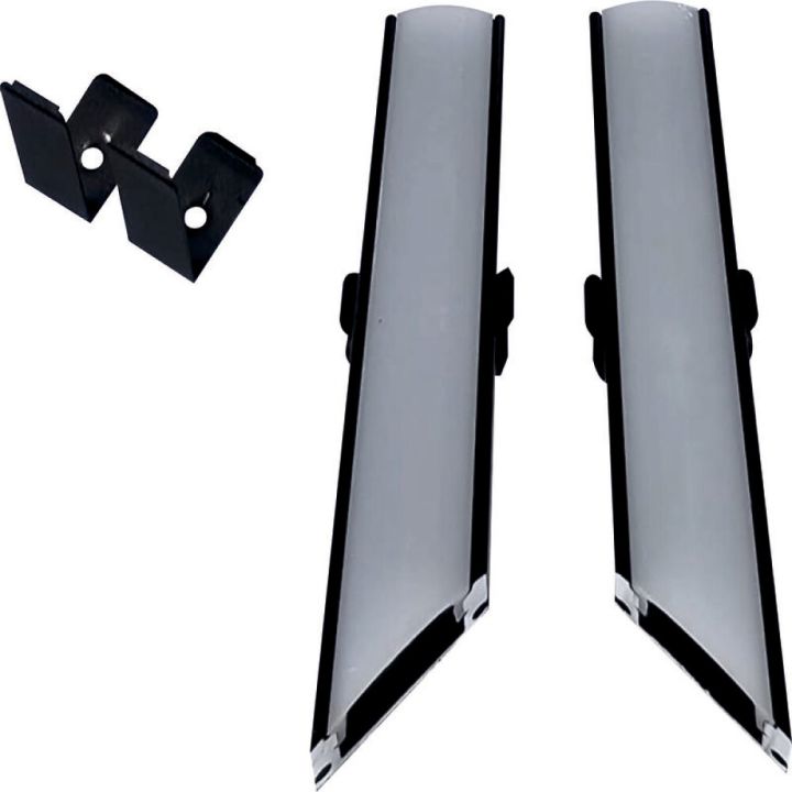 Alumiiniprofiili Direct Signs Slim Kulma Musta