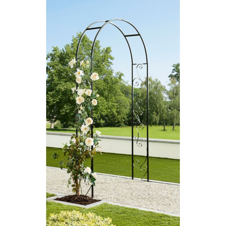 Ruusukaari Elian Musta 120 x 26 x 240 cm