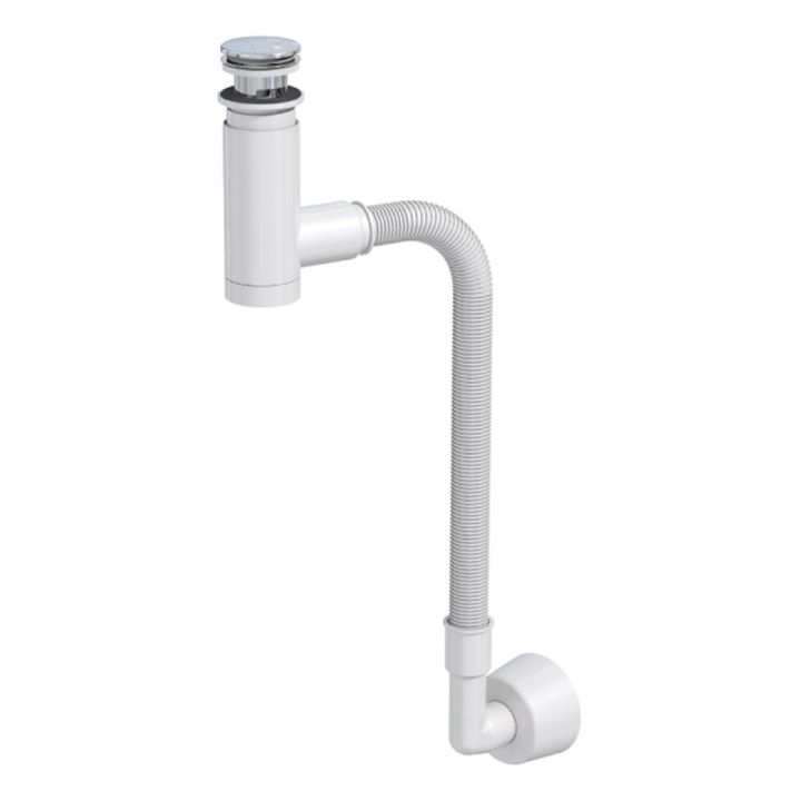 Vesilukko Svedbergs EasyClean pohjaventtiilillä valkoinen