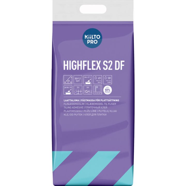 Kiinnityslaasti Kiilto Pro Highflex S2 DF 10 kg