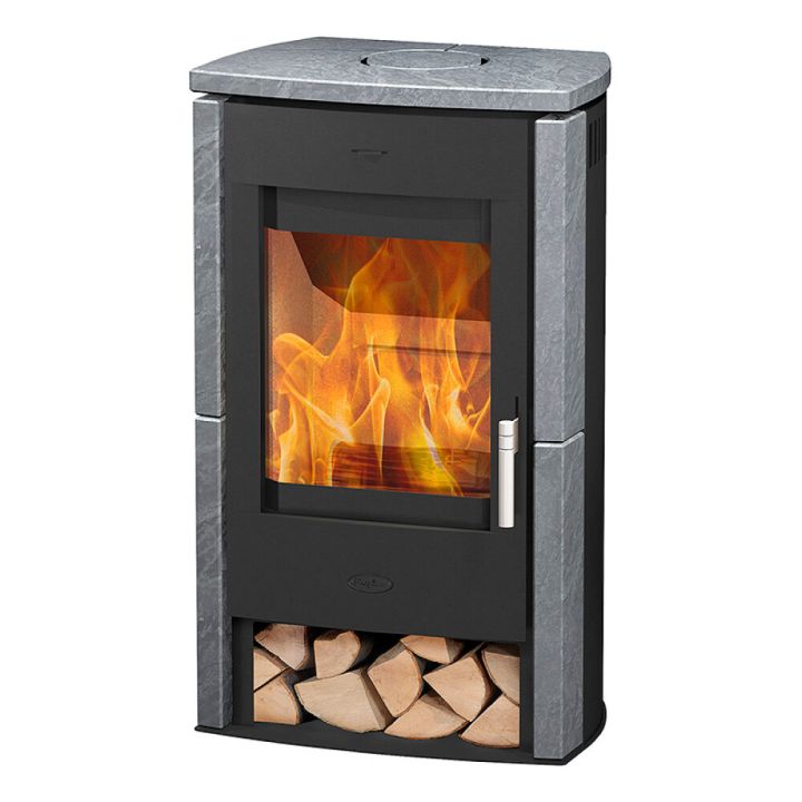 Kevyttakka Fireplace Brasil musta/harmaa 90,8 x 53 cm