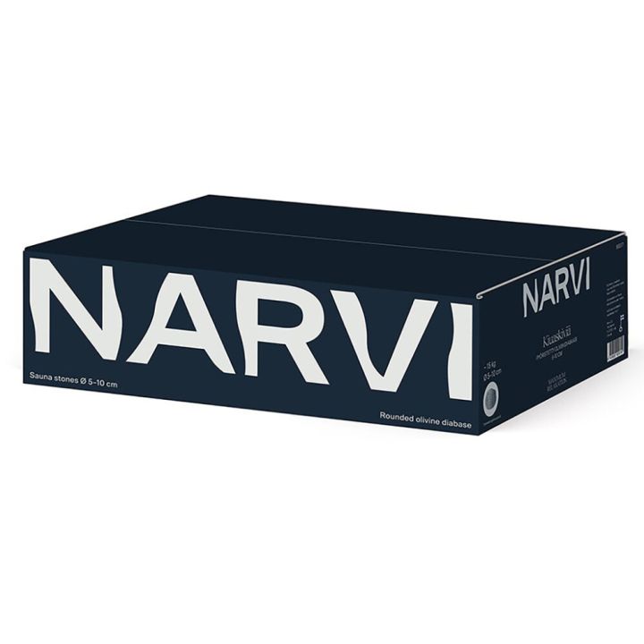 Pyöreät kiuaskivet Narvi Ø 5-10 cm 15 kg