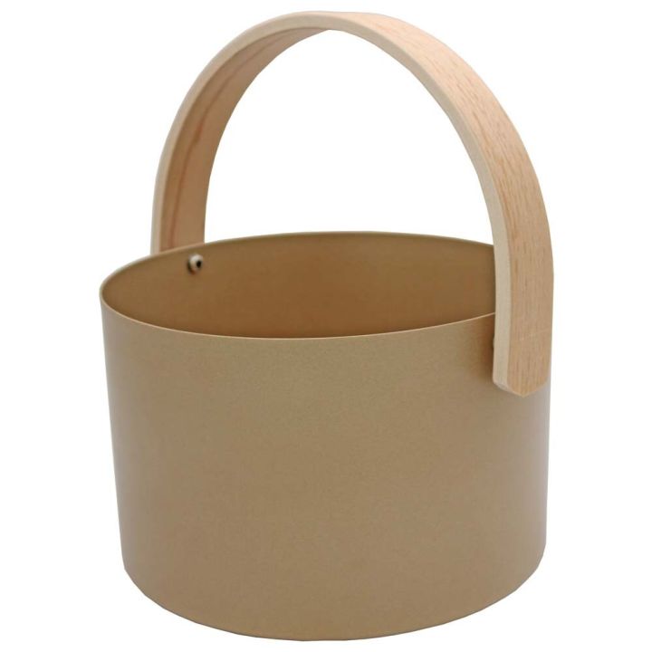 Saunasanko Saunia Pata kultahiekka/pyökki 6 l