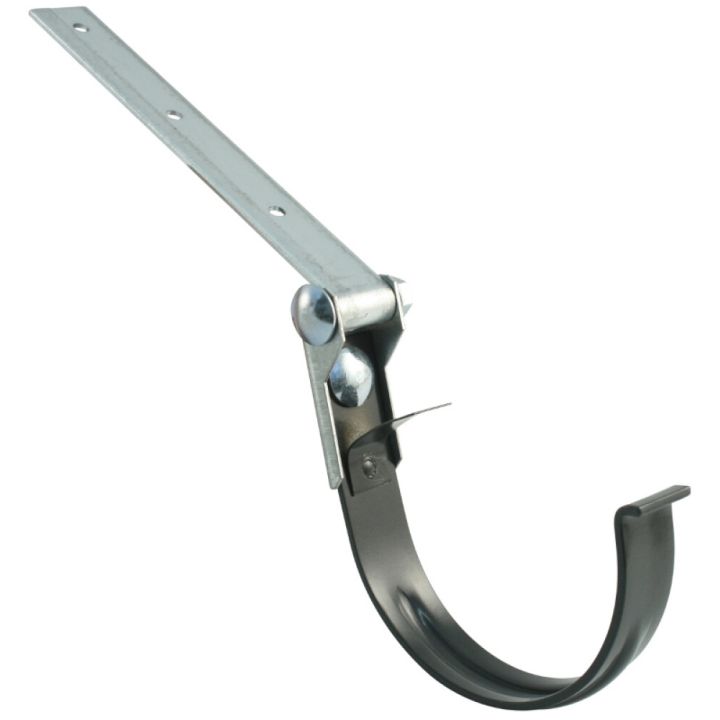 Säädettävä koururauta Marley 125 mm antrasiitti