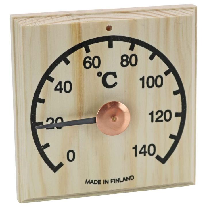 Saunamittari Saunia neliö 12 x 12 cm