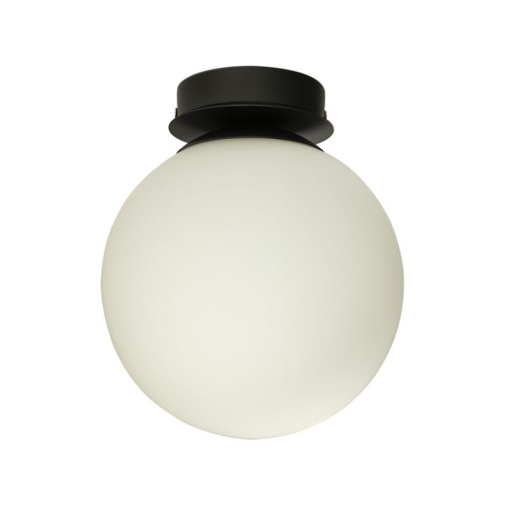 Kylpyhuonevalaisin Aneta Lido Musta/Opaalinvalkoinen 20 × 20 × 22,5 cm